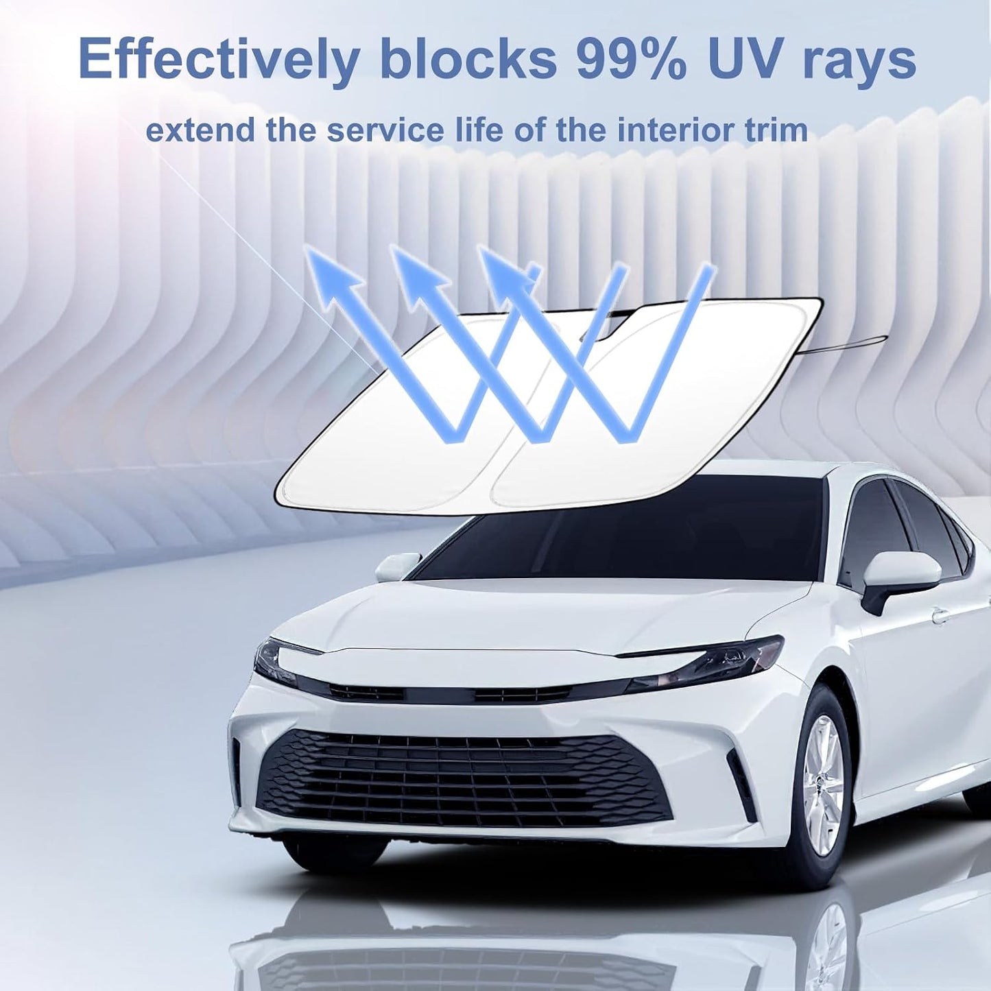 Parasol plegable Toyota Camry 25-26 poliéster reflectante