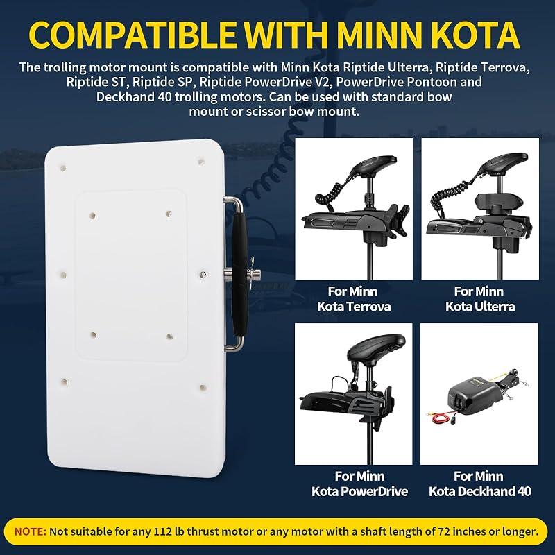 Soporte liberación rápida motor arrastre Minn Kota