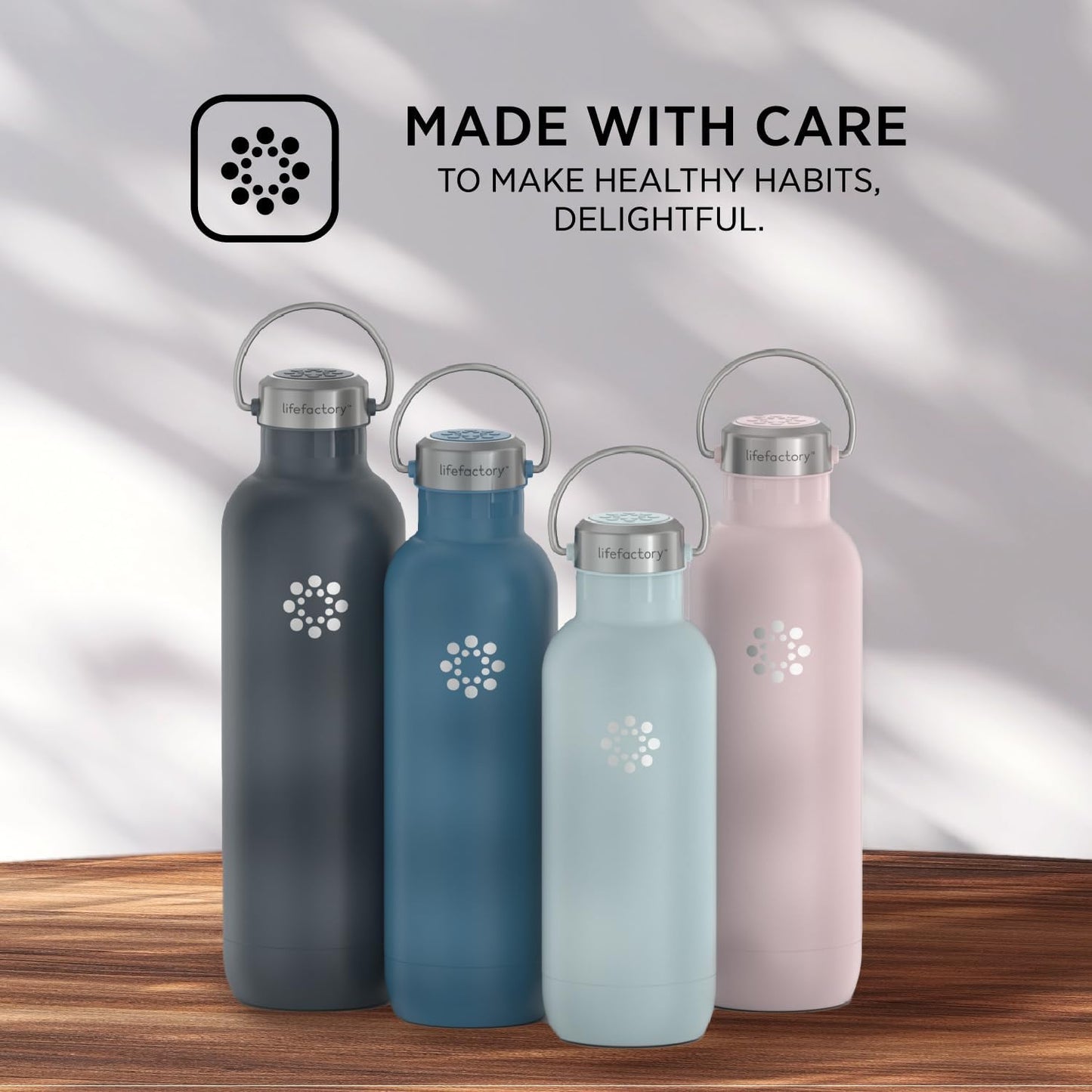 Botella acero inox 16oz con tapa chug sin BPA