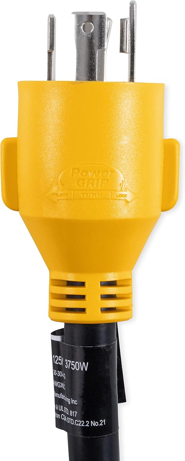 Adaptador generador PowerGrip 30A 12" 4 clavijas