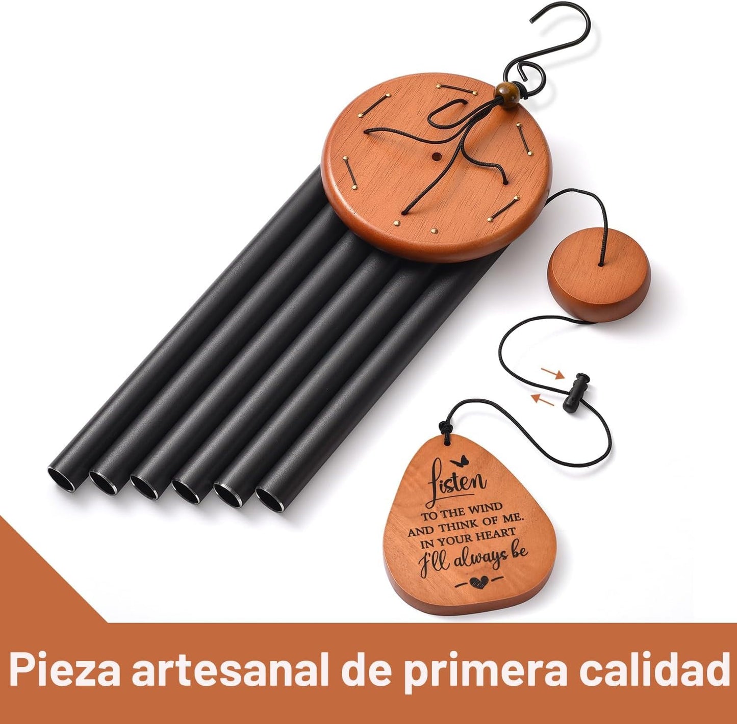 Campanillas viento conmemorativas decoración jardín