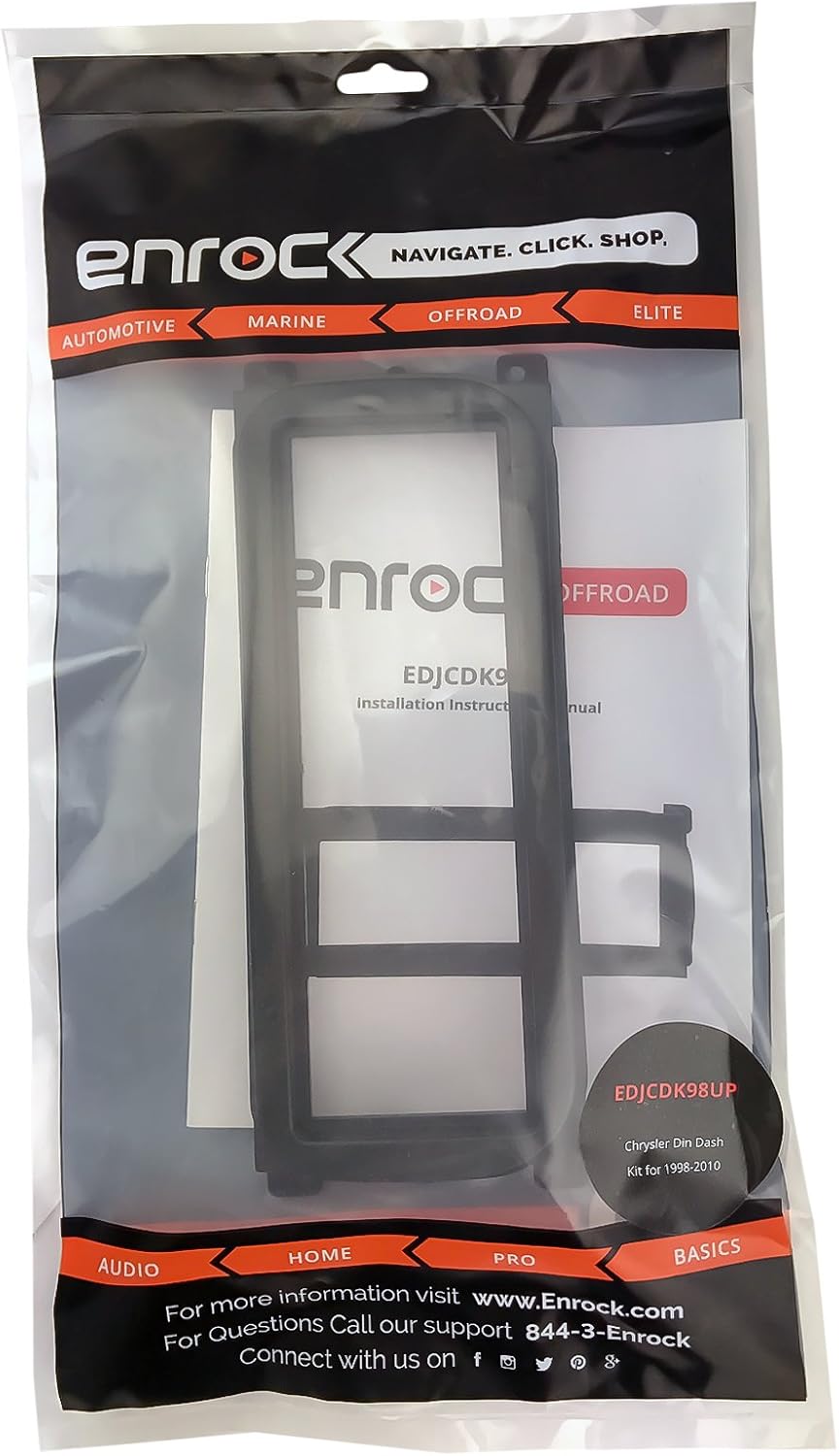 Kit tablero DIN Chrysler Dodge Jeep 98-09