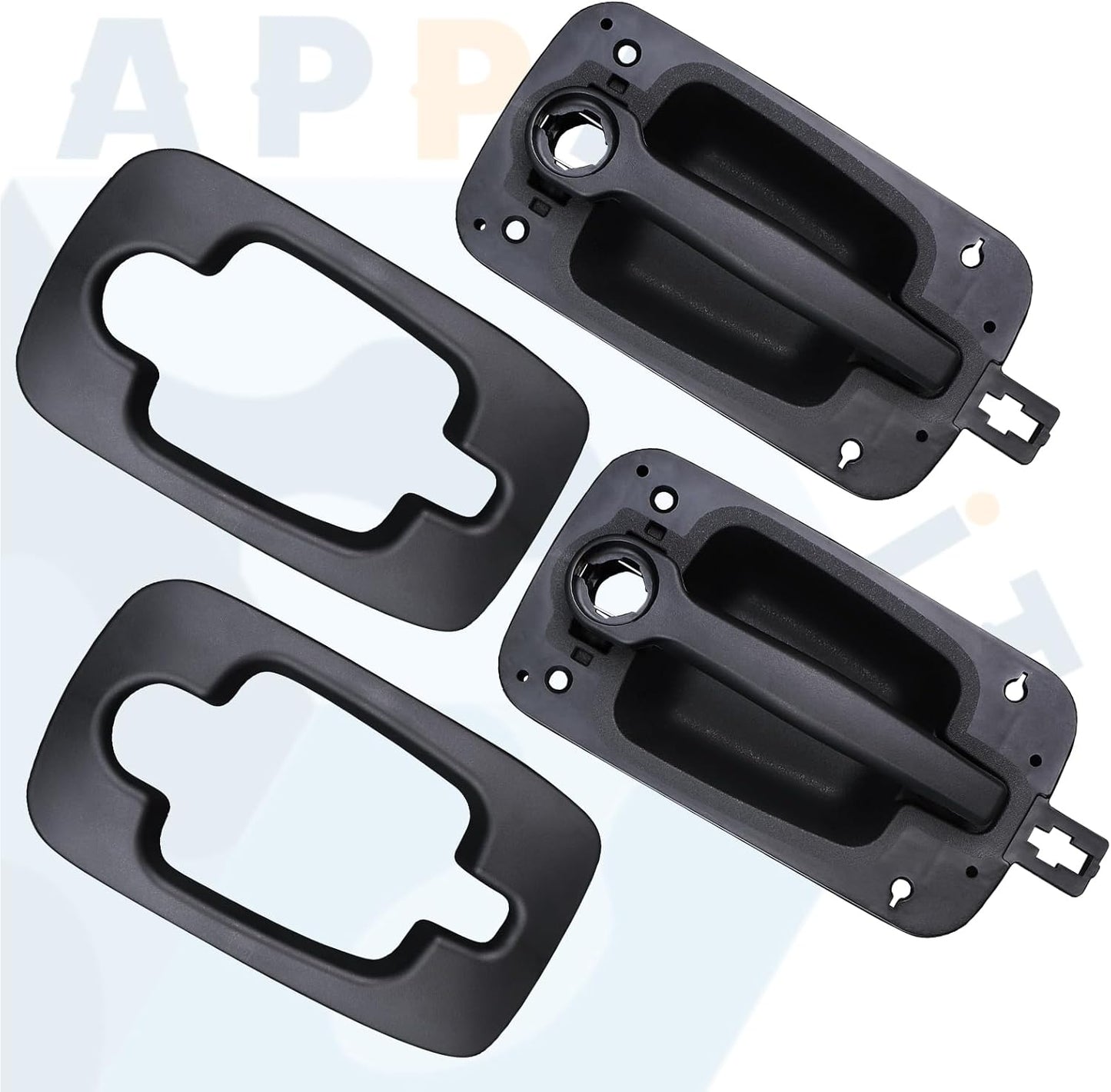 Manija puerta exterior bisel negro comp ProStar