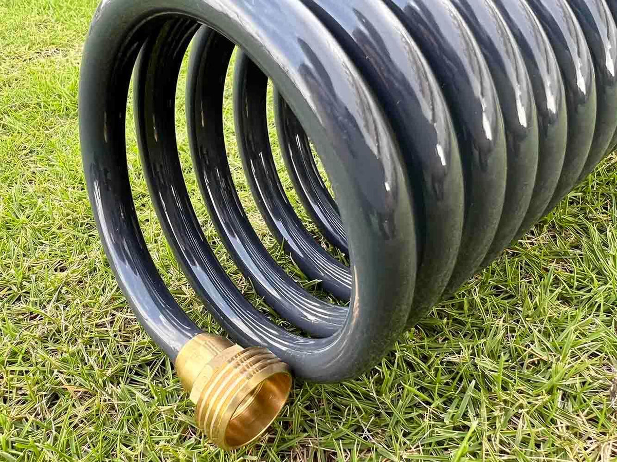 Manguera jardín poliuretano 3/8pulg 15ft accesorios latón