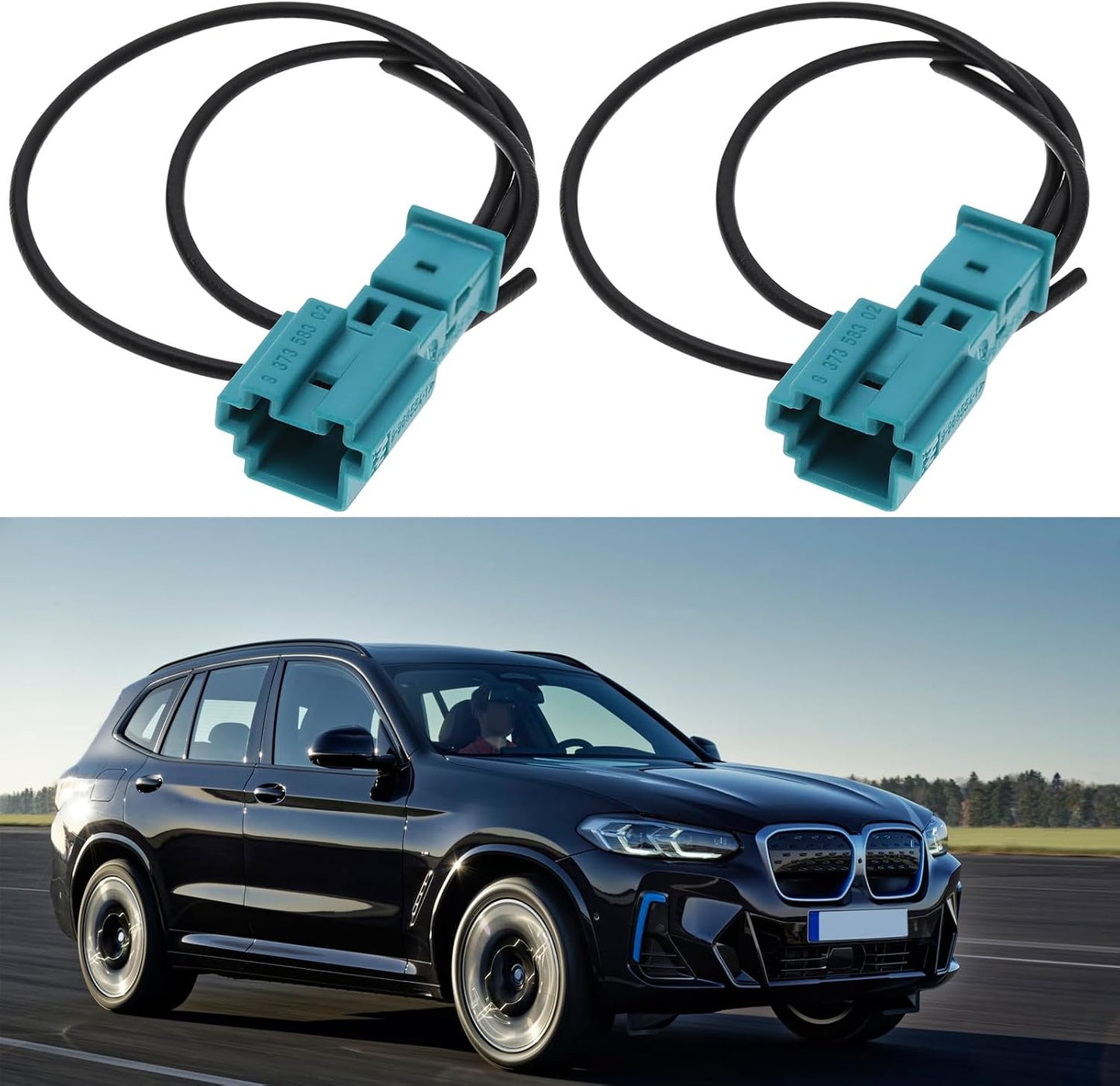 Cable macho 2 pines repuesto comp BMW coche