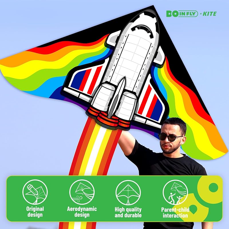 Cometas Delta para niños y adultos fáciles de volar