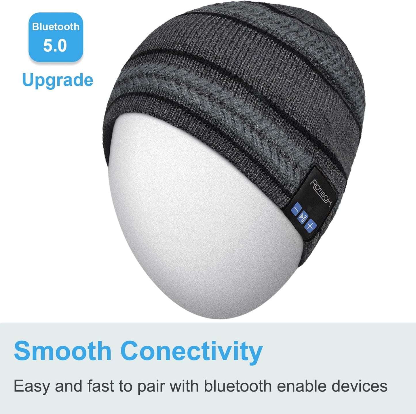 Gorro inalámbrico con Bluetooth deporte aire libre