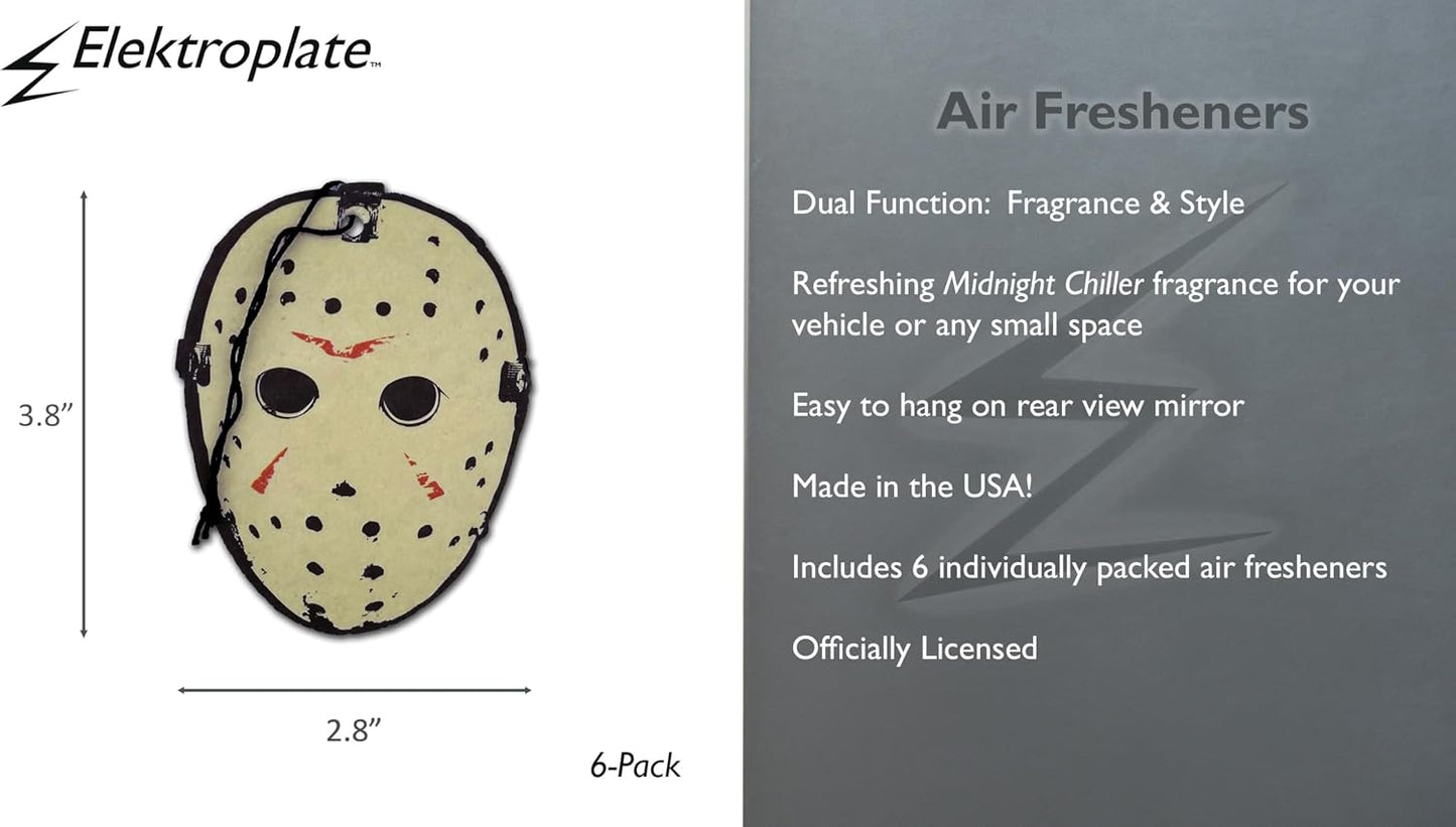 Ambientador coche Jason Friday 13th pack 6
