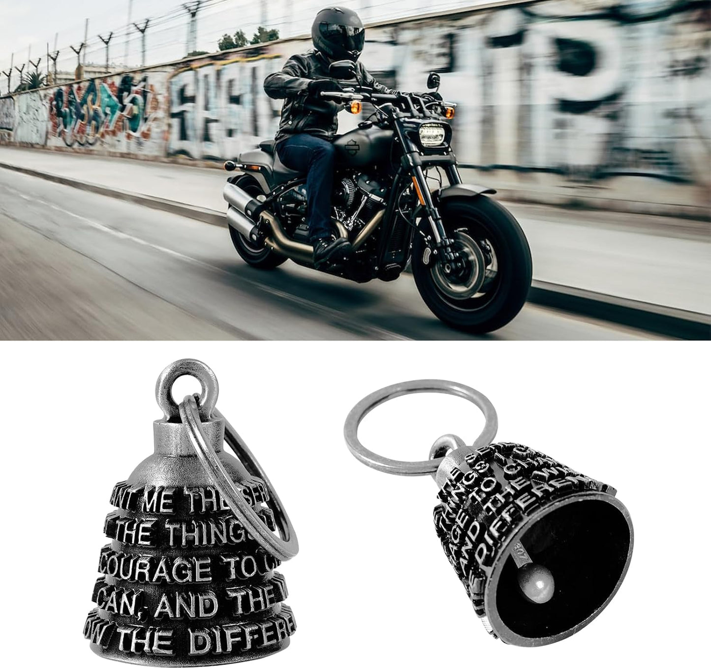 Campanas de motocicleta para suerte y protección