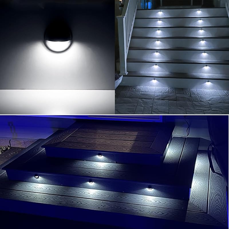 Kit luces LED empotradas jardín patio IP65 12V 16 Uds