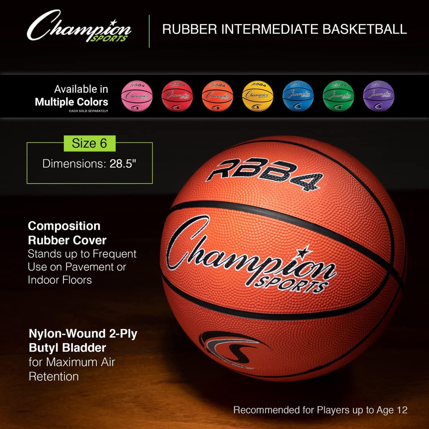 Balones de baloncesto duraderos para interior y exterior