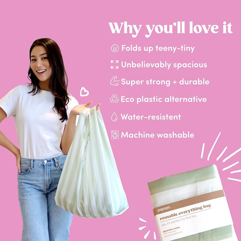 Bolsa reutiliz. ecológica para compras y bebés