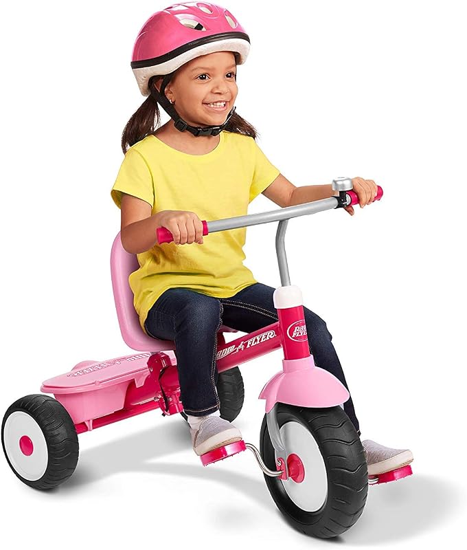 Triciclo Steer & Stroll Sencillo Rosado
