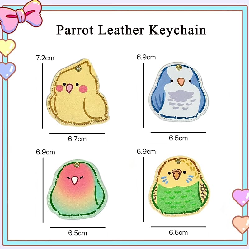 Funda llavero antiarañazos forma pájaro