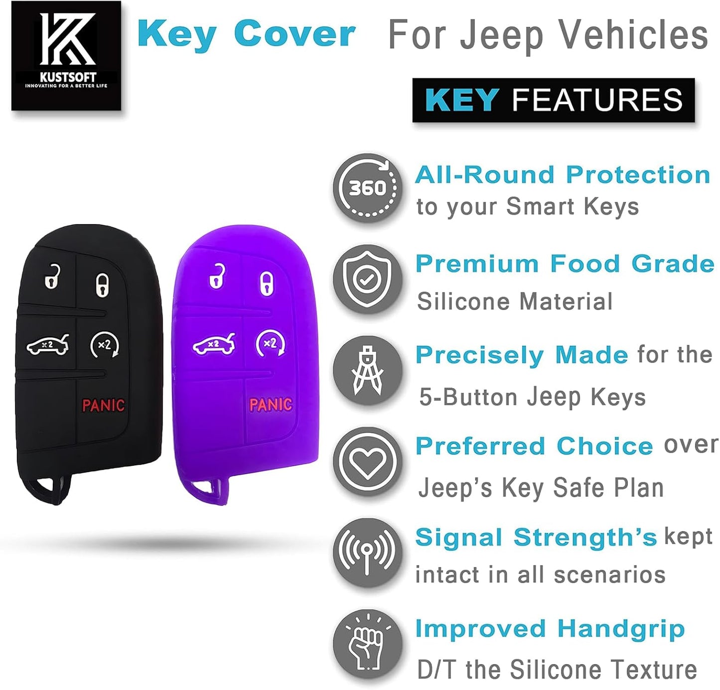 Funda silicona llavero Jeep Dodge Durango Chrysler
