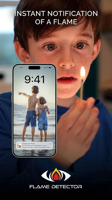 Detector de llamas con notificación a Android e iOS