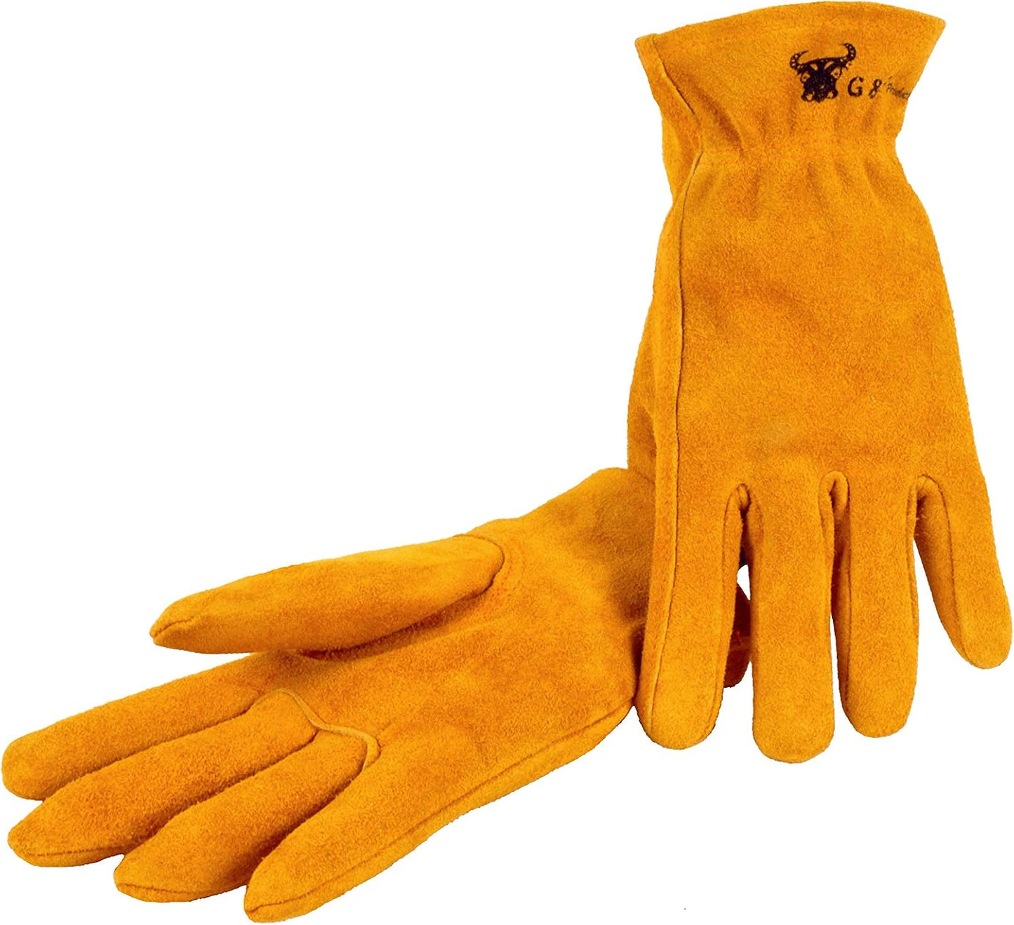 Guantes jardinería cuero genuino para niños 4-6 años