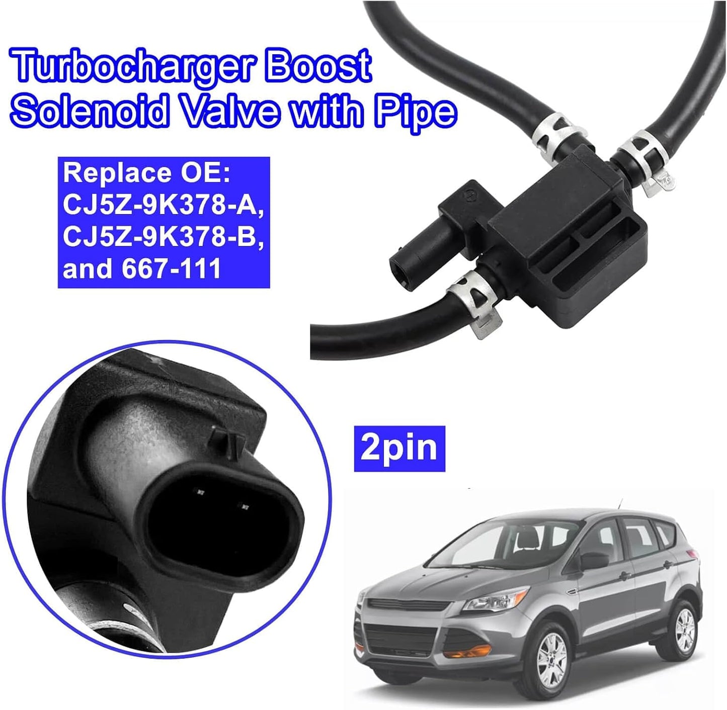 Válvula Solenoide Turbocompresor Ford Escape Fusion Fiesta