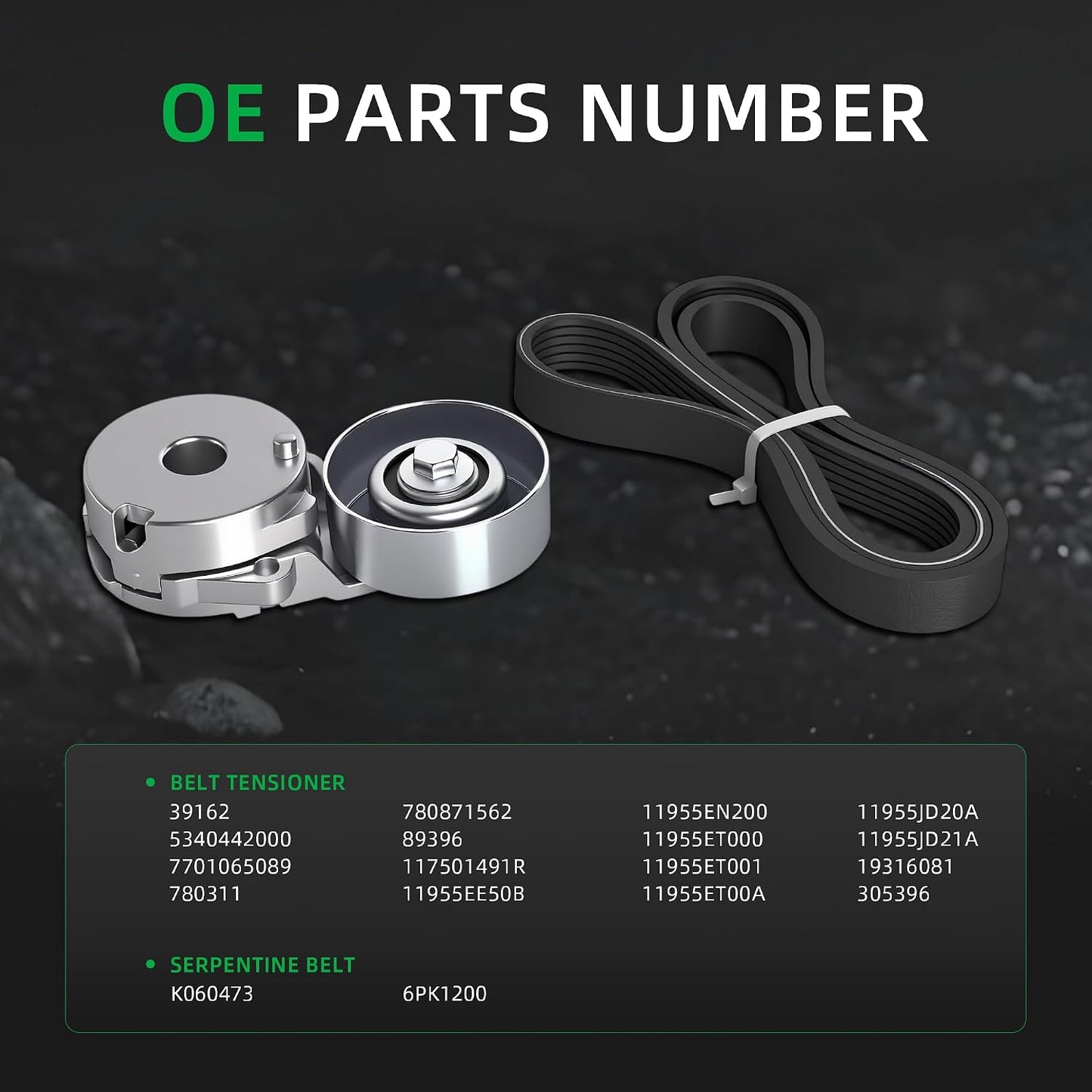 Kit tensor correa serpentina Nissan Versa L4 07-12