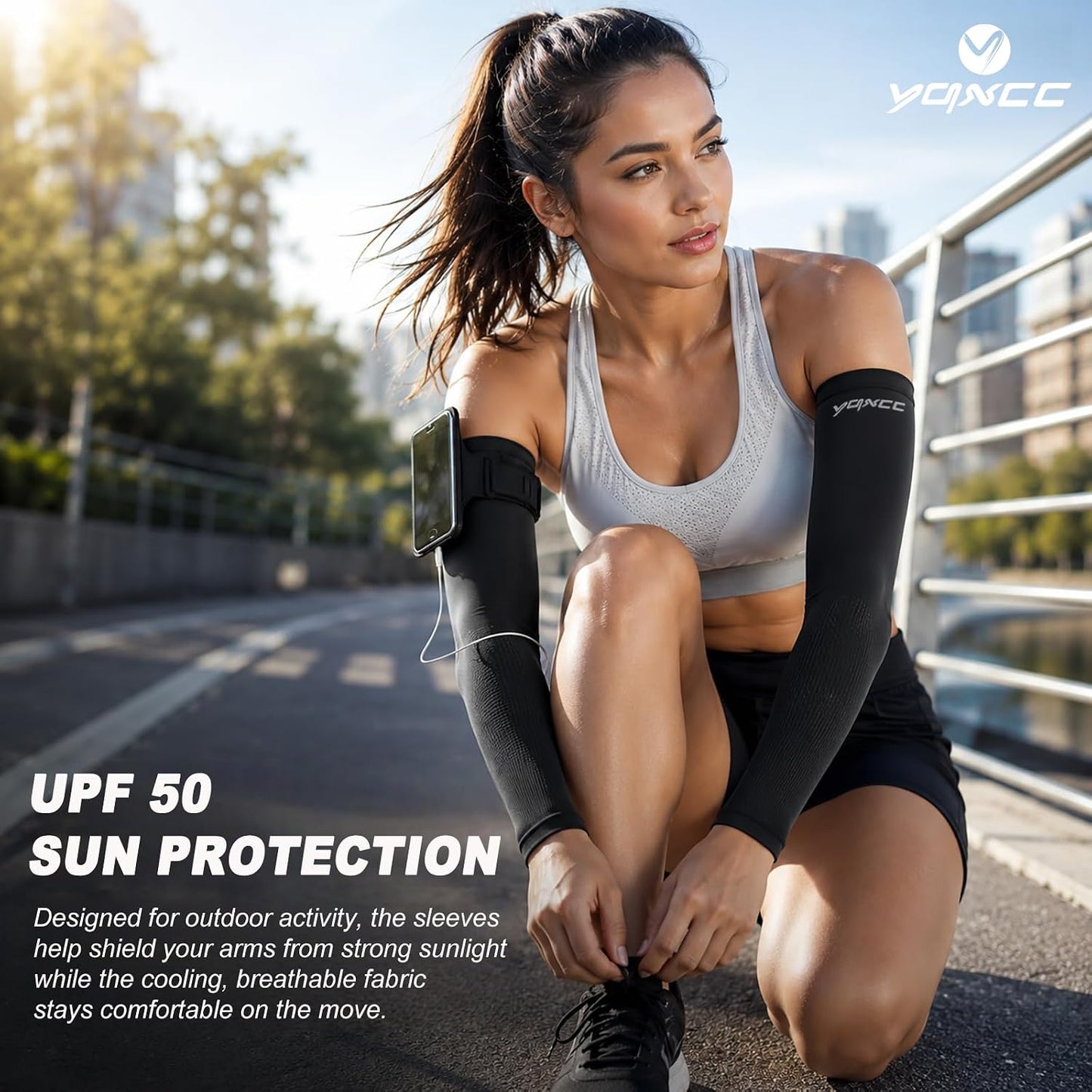 6 Pzas Mangas Protección UV Deportivas