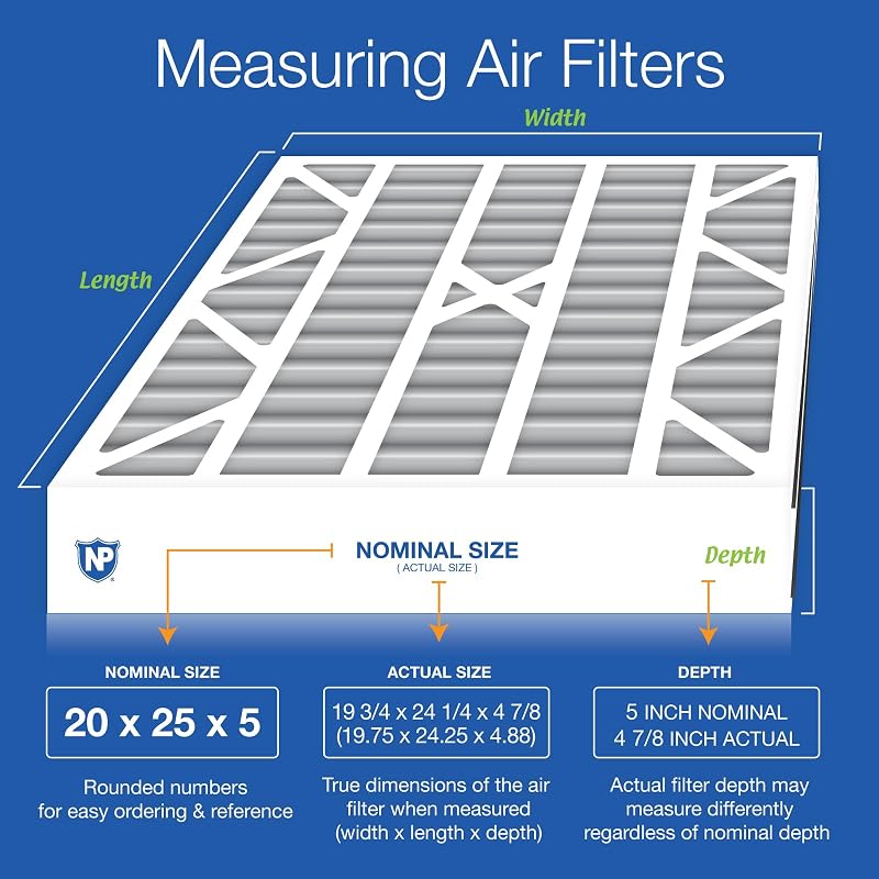 Filtro CA Air Bear MERV 8 Plus Carbon 4 Pack 20x25x5