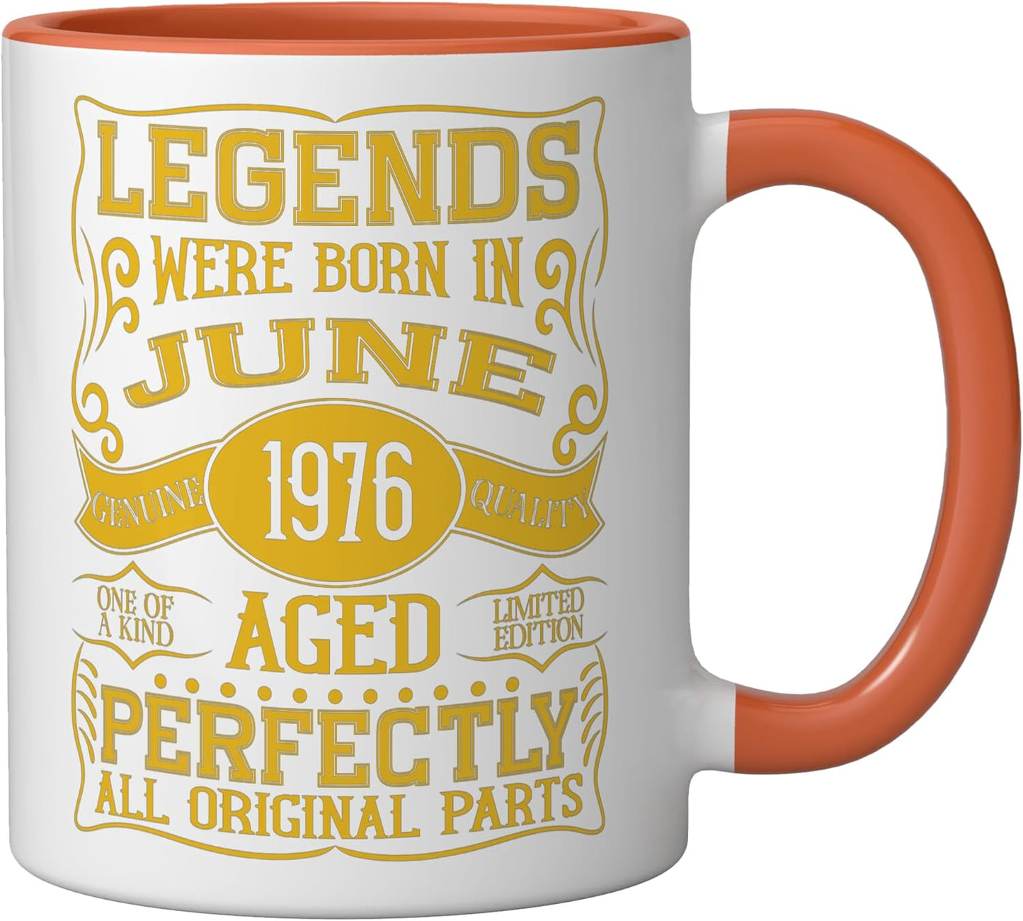 Taza Cerámica Cumpleaños 50º Nacida Junio 1976