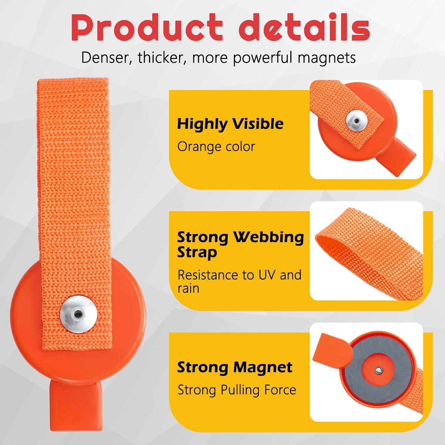 Llave freno sobretensión cerradura magnética barco naranja
