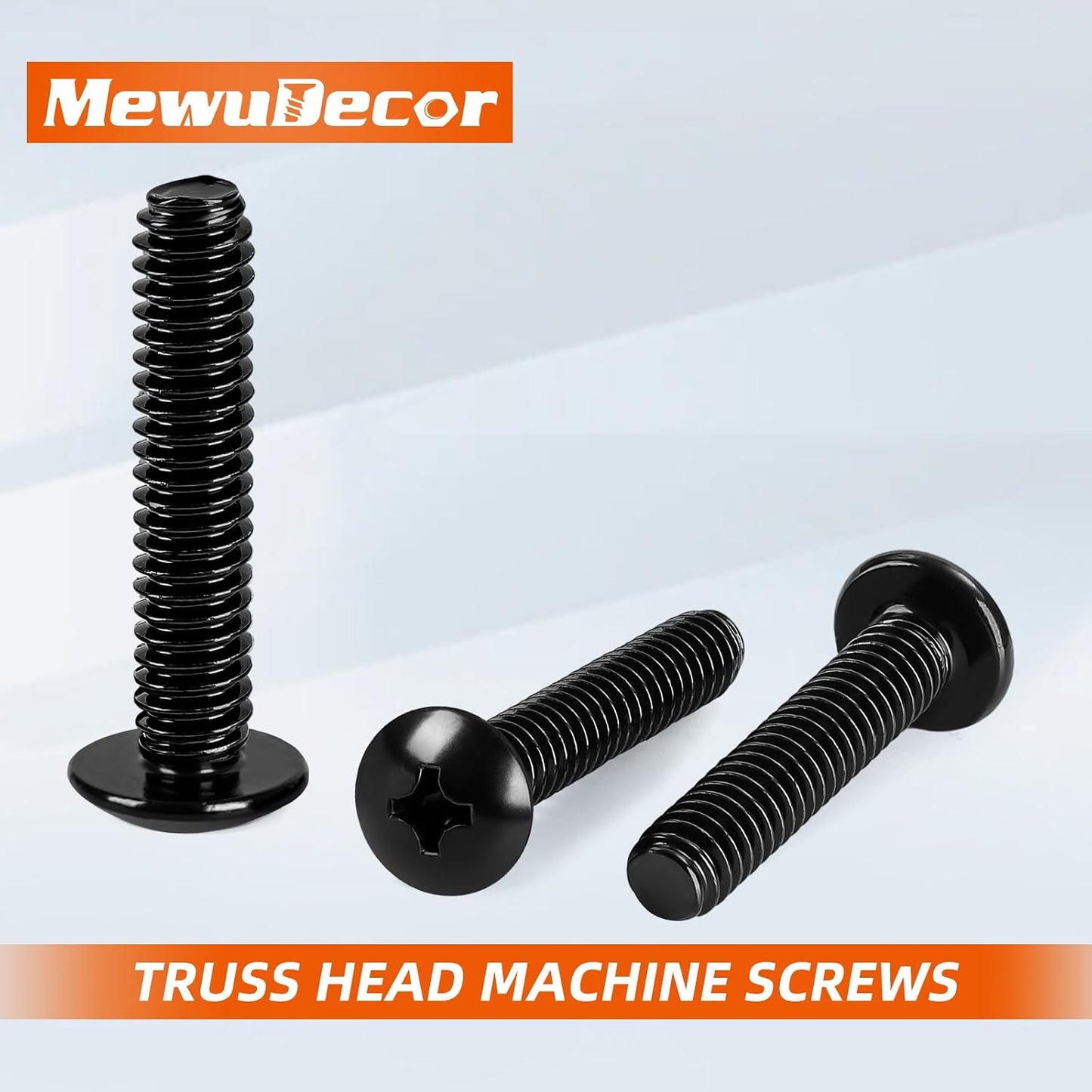 Tornillos acero inox 304 10-24x3/4pulg rosca completa negro 50uds