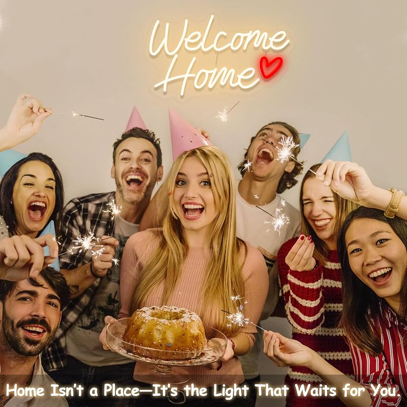 Letrero neón LED regulable USB para hogar y fiestas