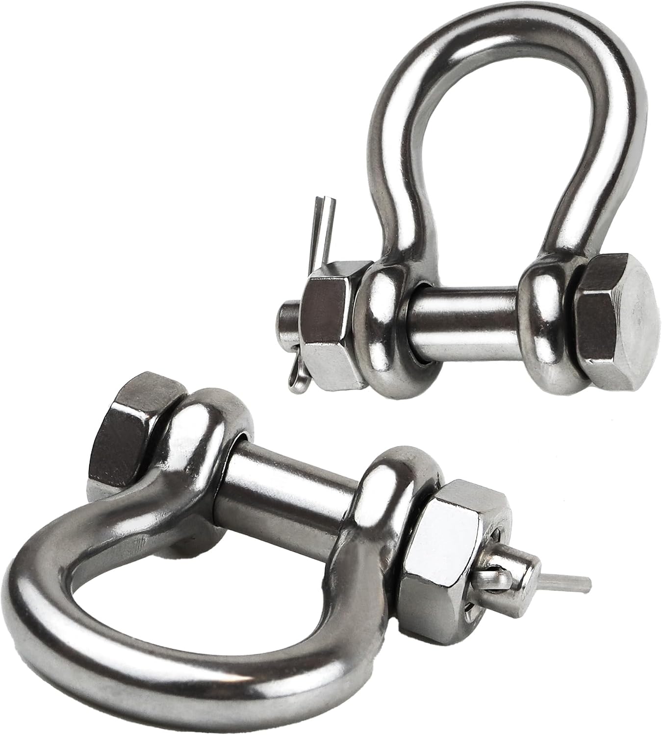 Grillete anclaje barco 1/4-1/2 pulg acero inox 316 grado marino