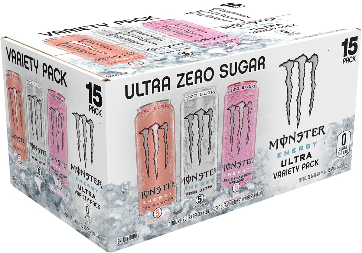 Bebida energética sin azúcar 16oz pack 15