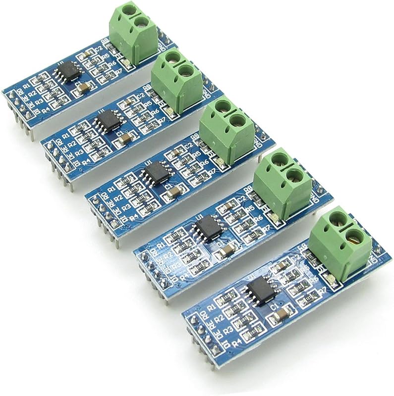 Módulo RS-485 set 5 chip MAX485 5V azul