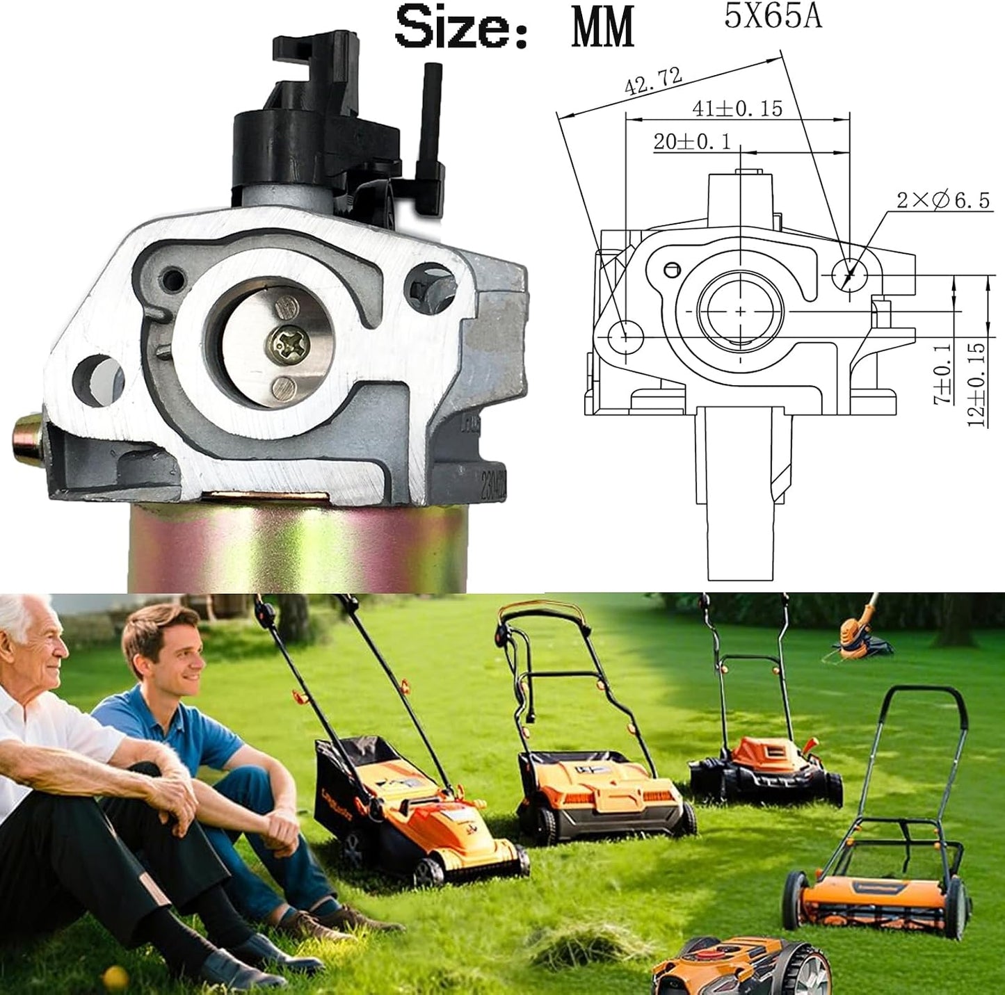 Carburador repuesto comp SC700E 12AEN2S7710