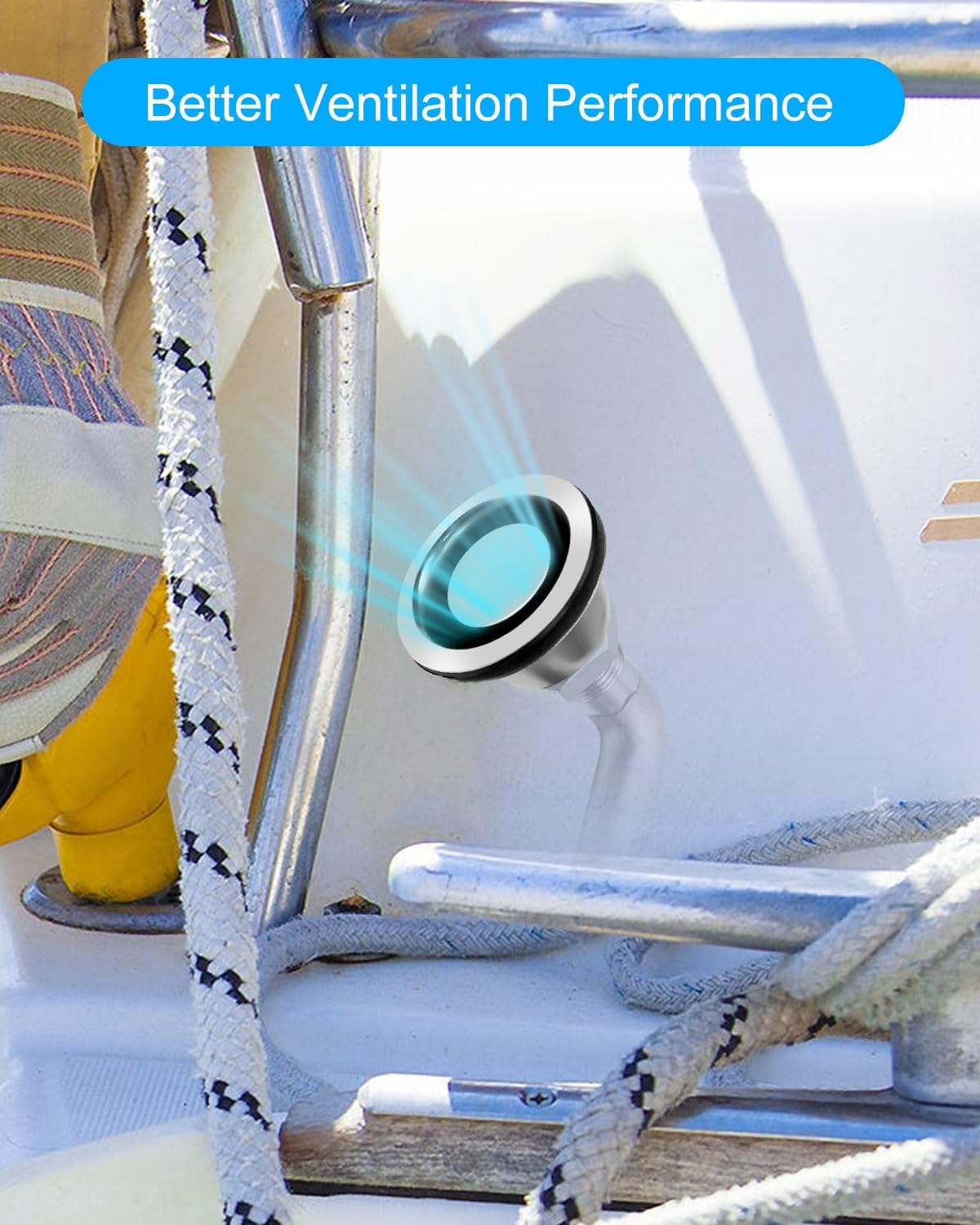 Ventilación combustible 90° manguera 5/8pulg acero inox barco