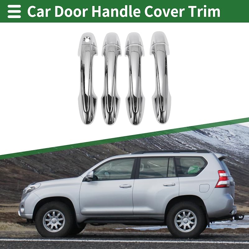 Cubierta manija puerta Toyota RAV4 13-18 tono plateado