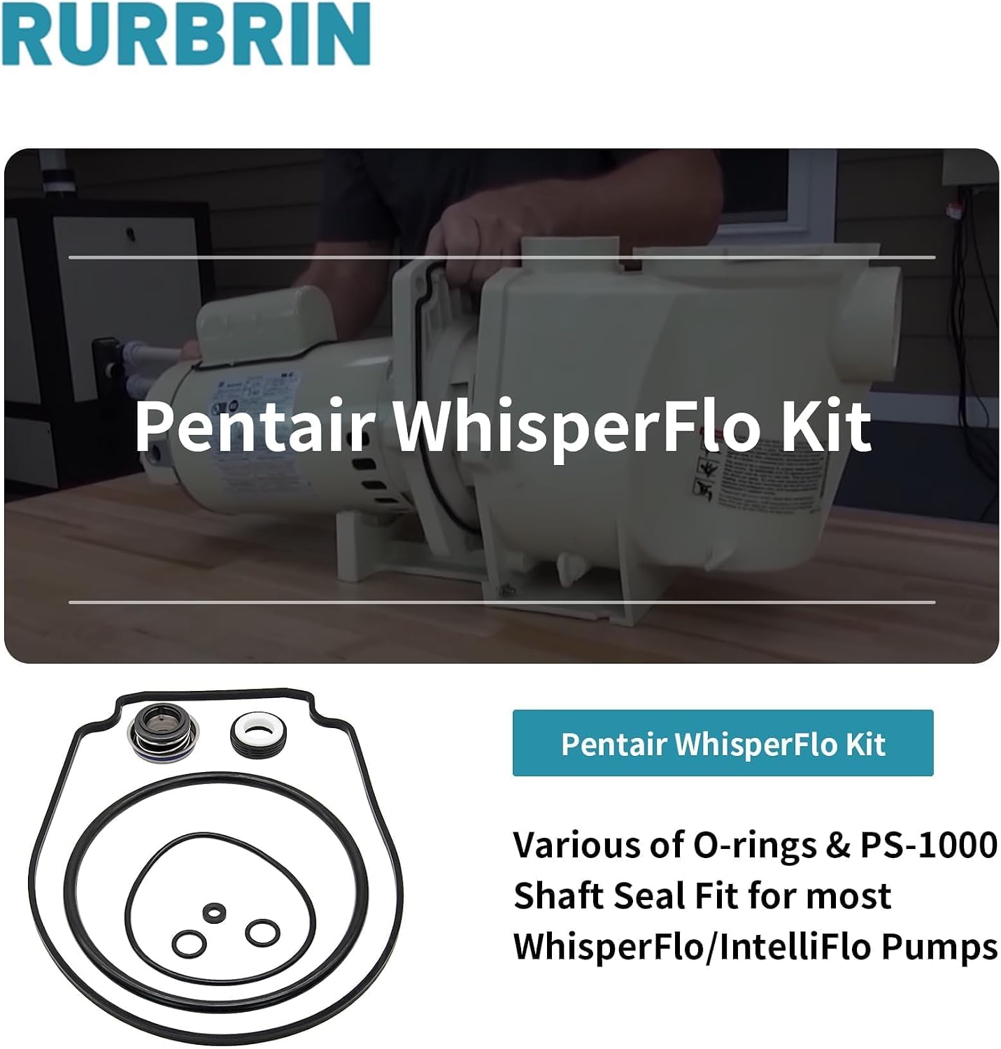 Kit reparación juntas tóricas Pentair WhisperFlo/IntelliFlo