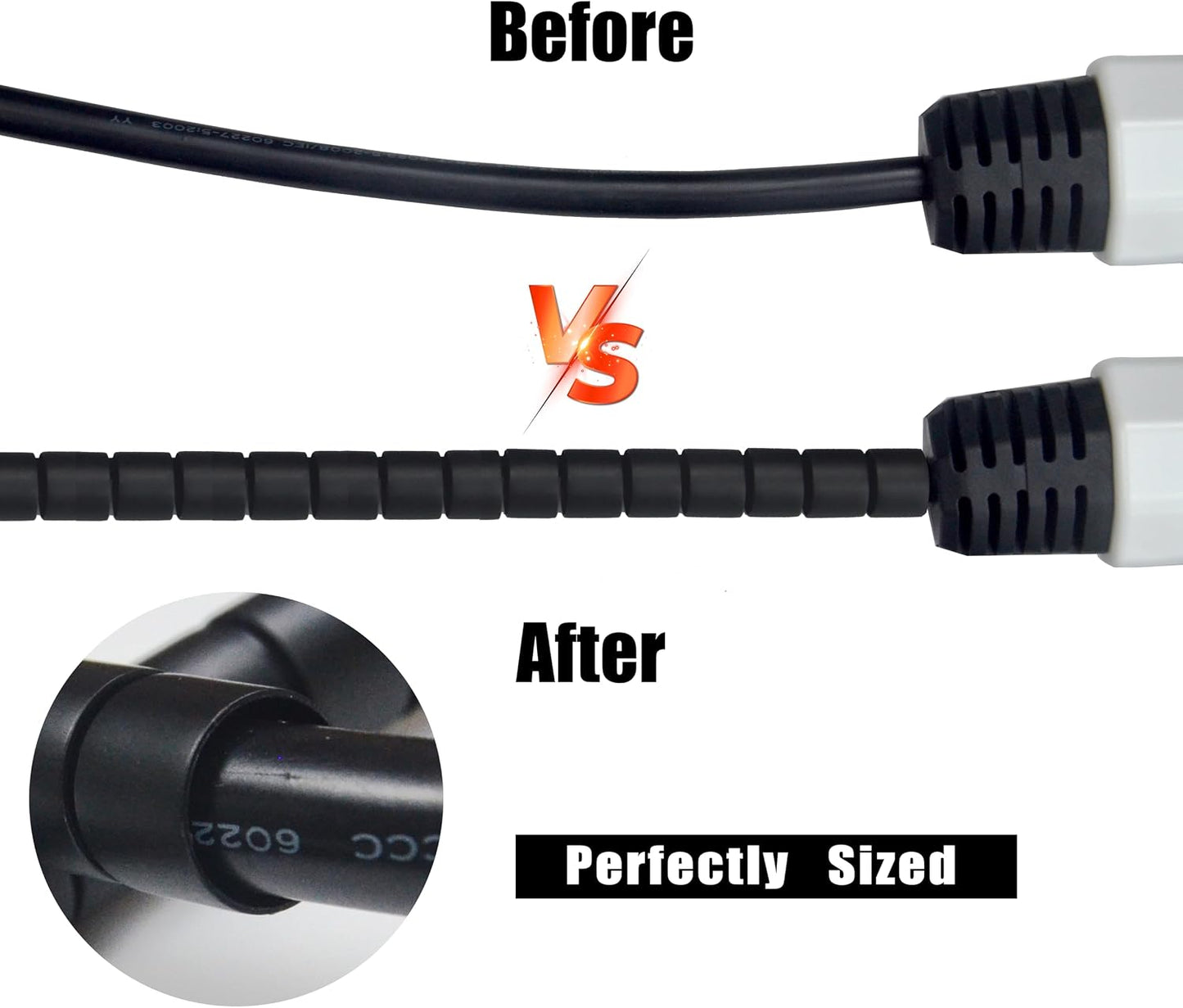 Protector cable cargador EV 23pies resistente UV y mascotas