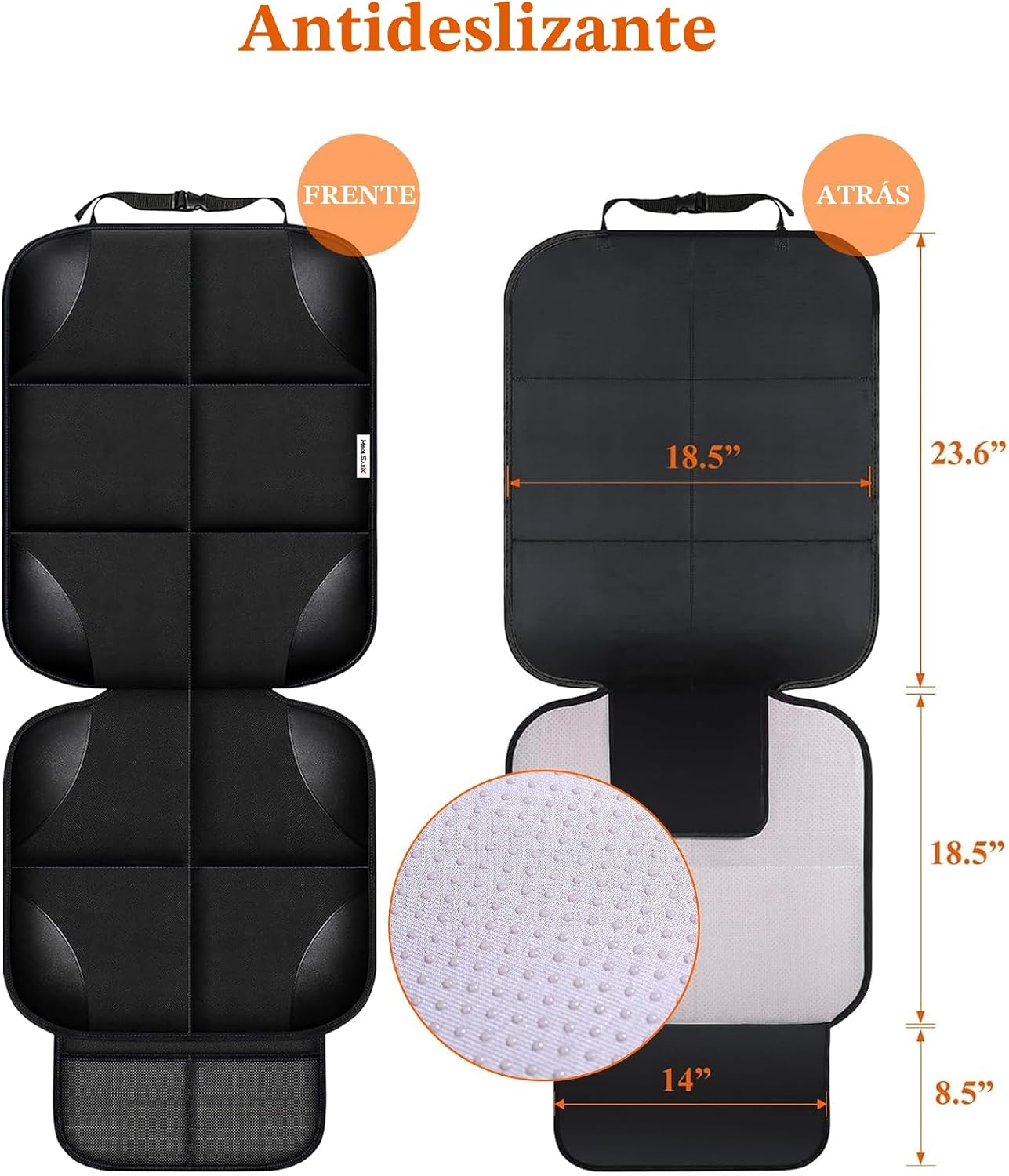 Protector asiento auto para silla infantil 600D resistente