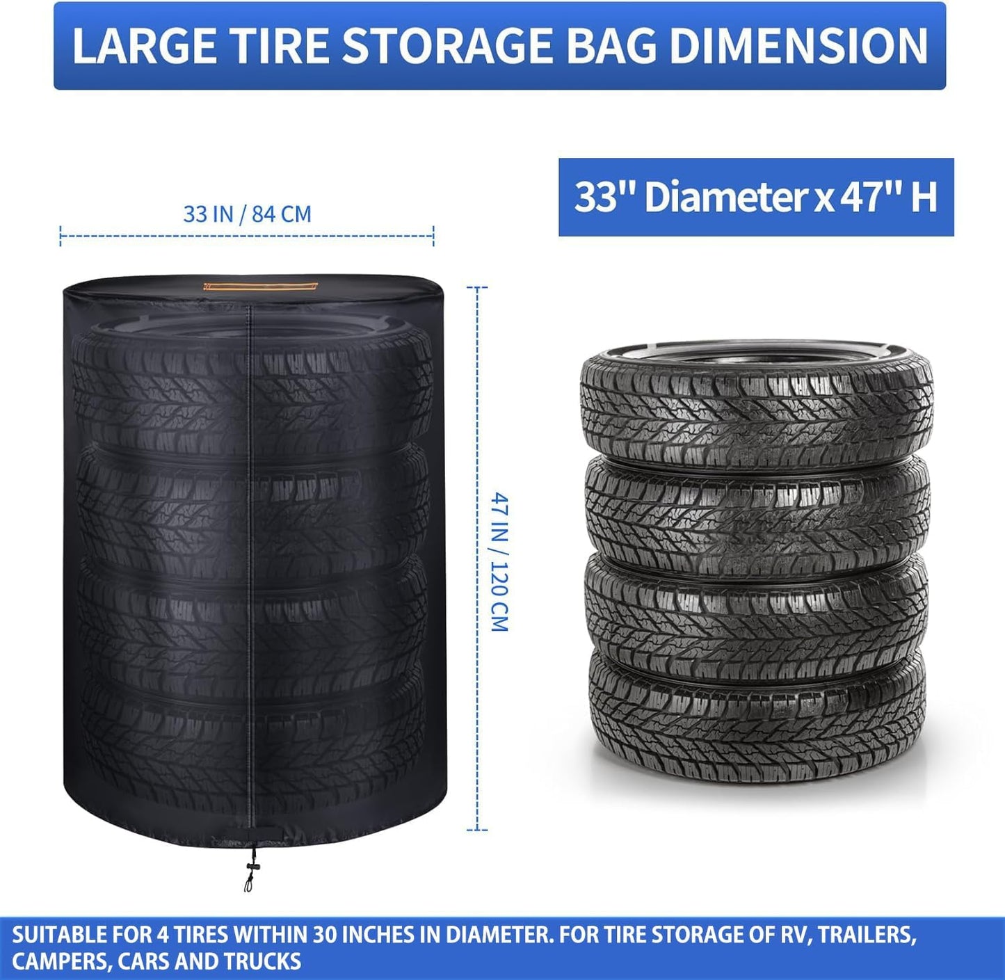 Fundas neumáticos 420D impermeable para interior y exterior