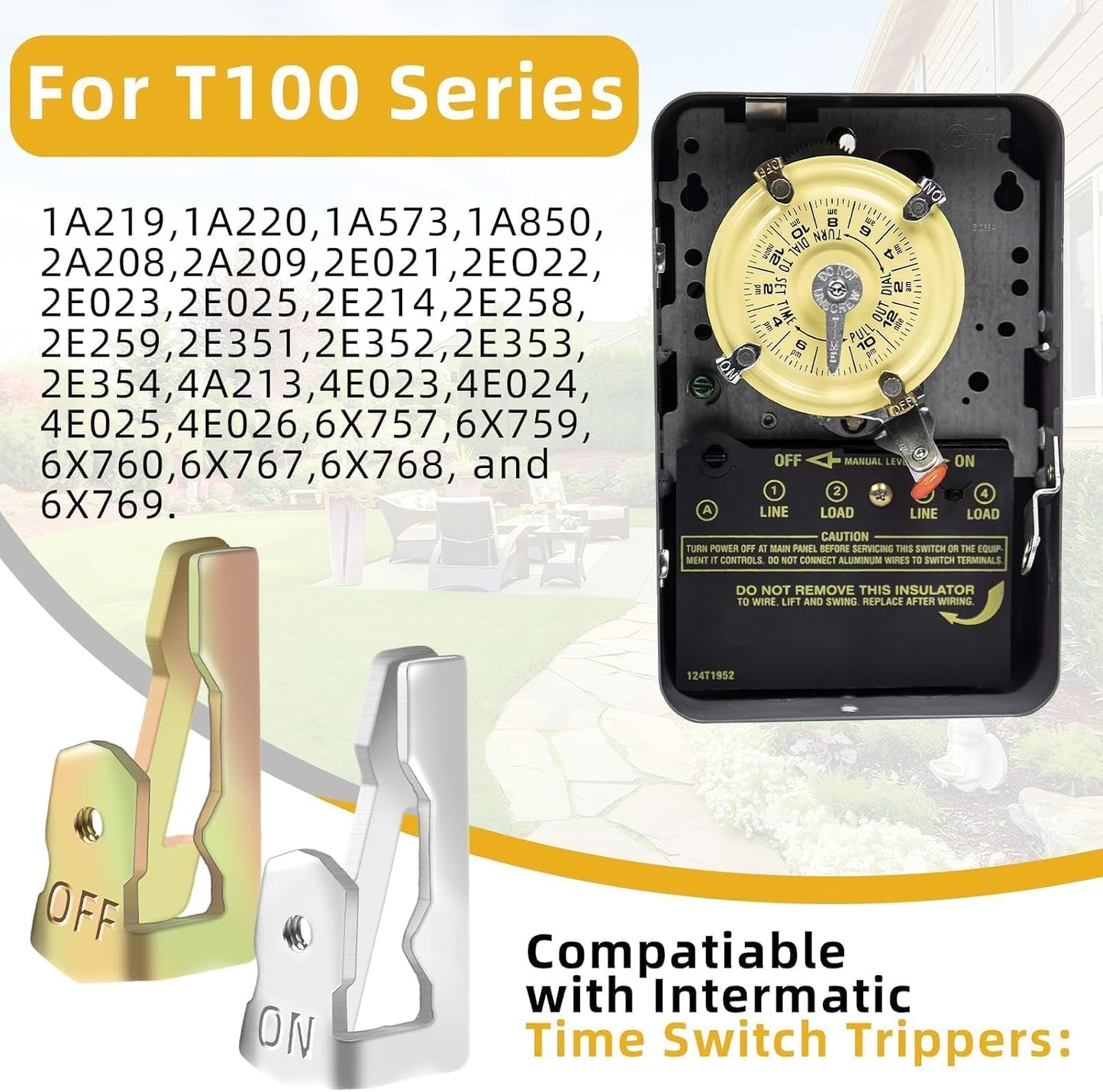 Kit 6 Pzas interruptor tiempo piscina InterMate T100