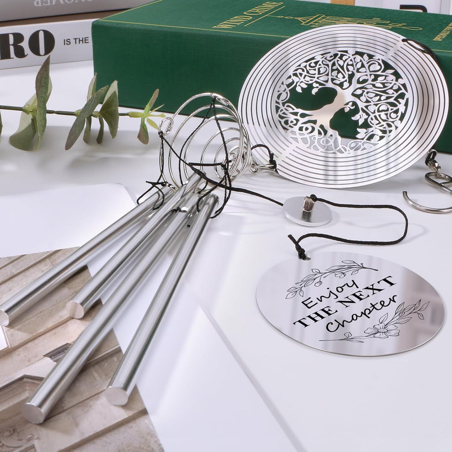 Regalo jubilación para mujer y hombre 2026 campanillas viento