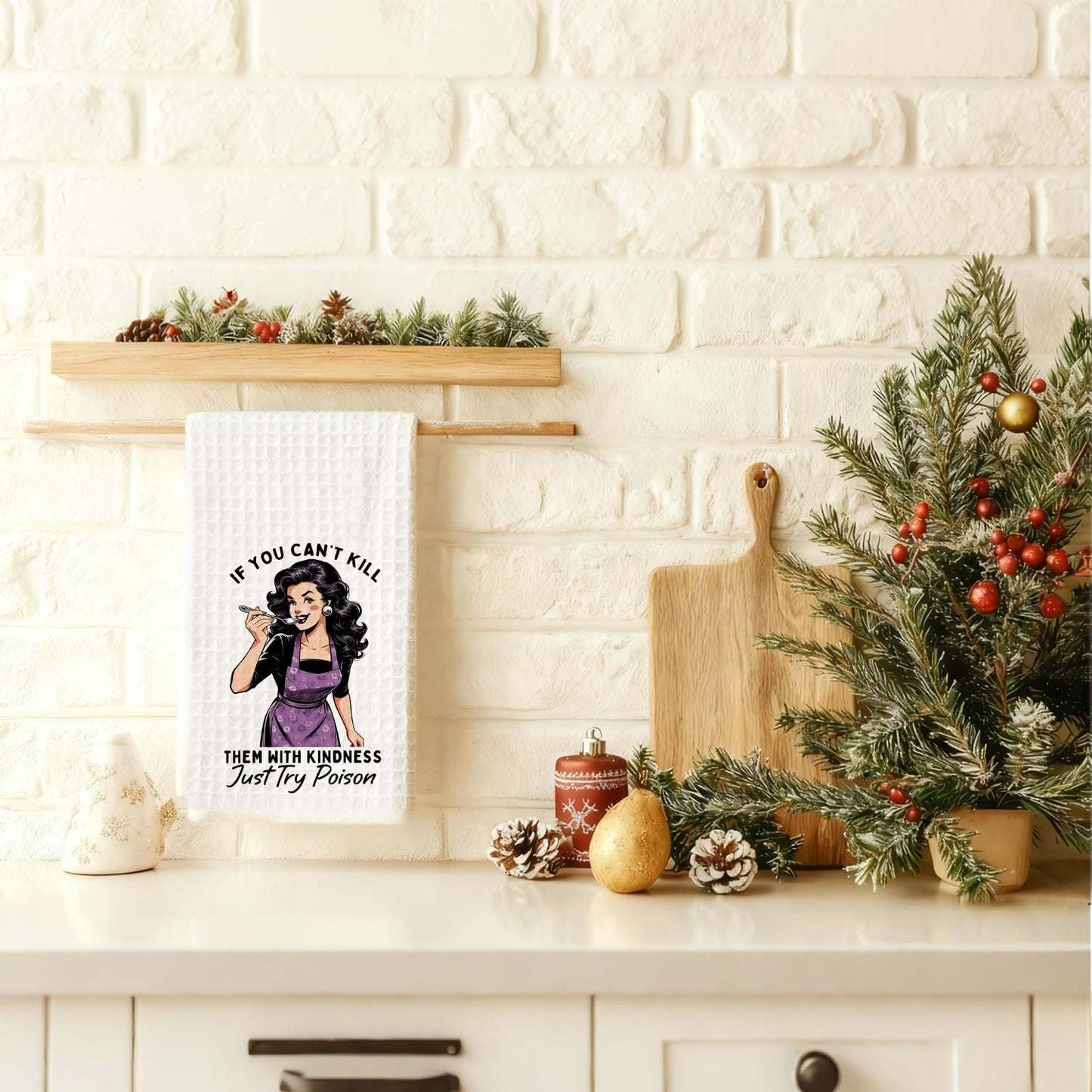 Toallas cocina decorativas con texto humorístico