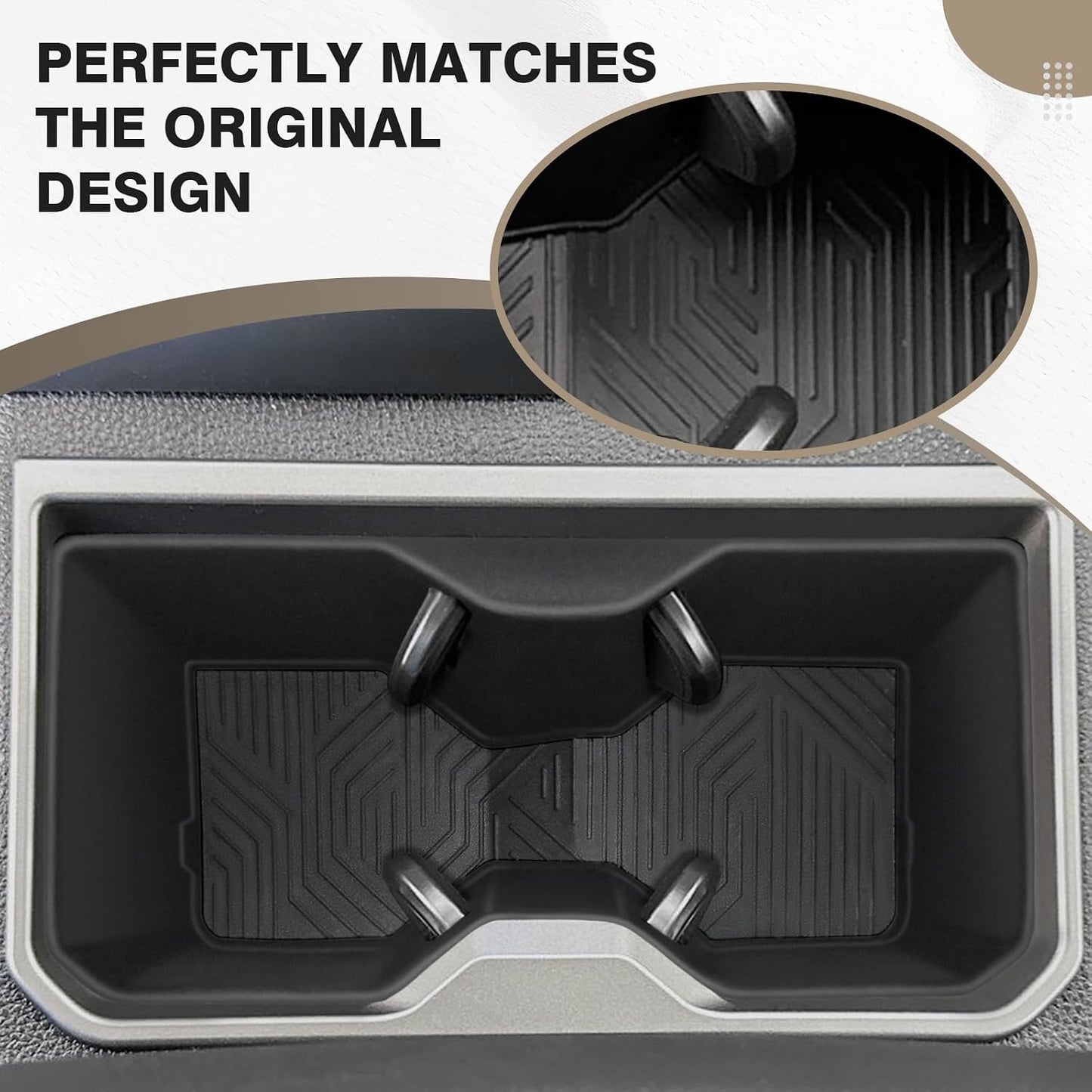 Insertos portavasos comp Toyota Tacoma 2024-25