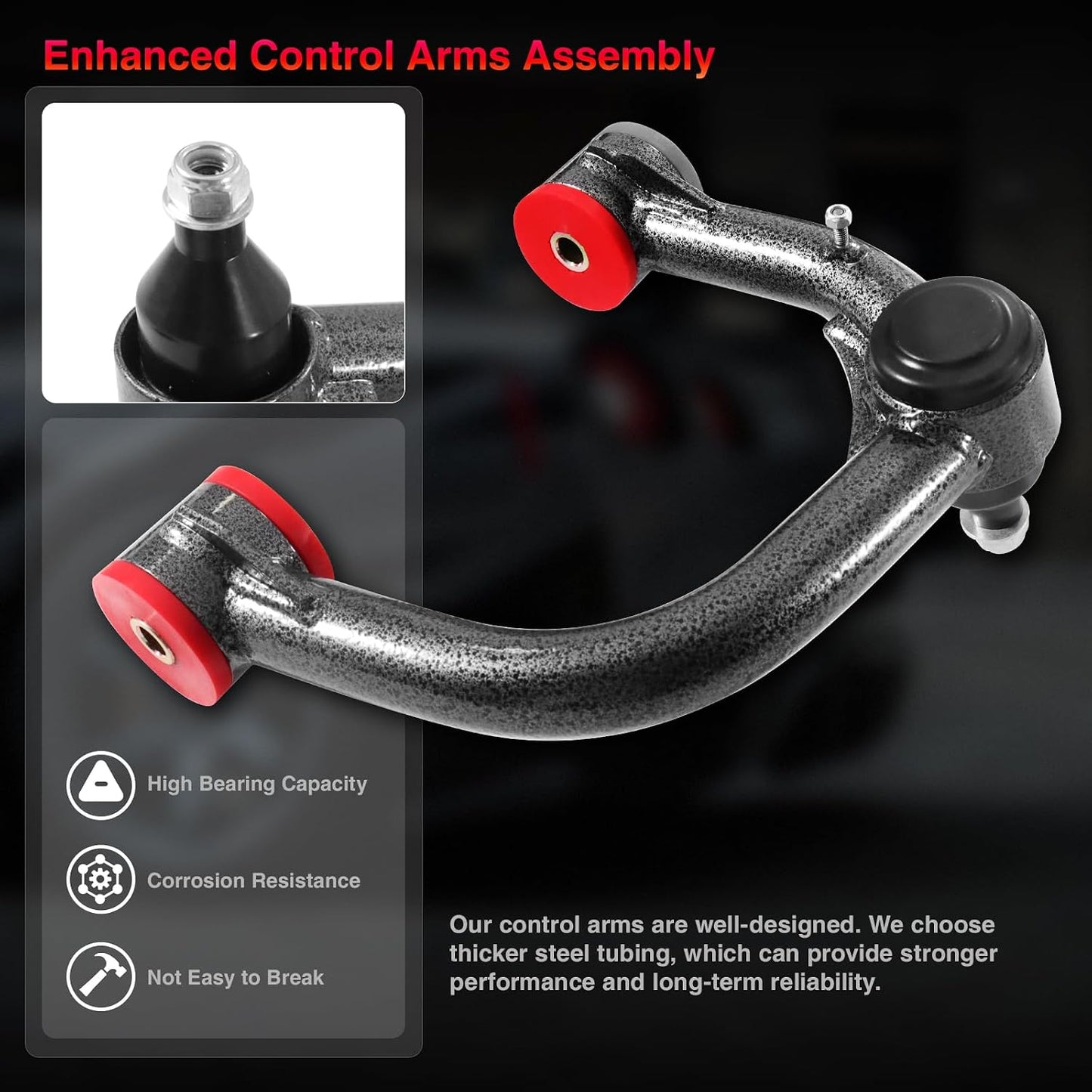 Brazos control delanteros 2-4pulg Toyota Tacoma Hilux 04-23