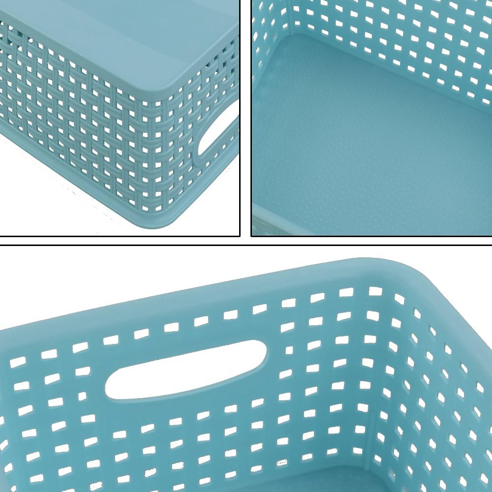 Cestas plástico organizador baño set 6