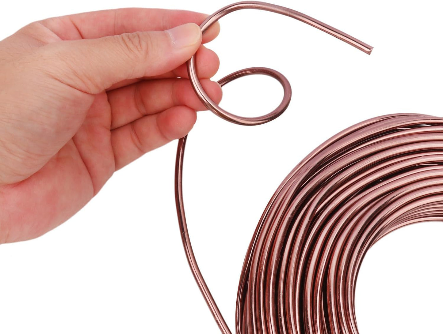Alambre bonsái anodizado marrón 98ft 0.157pulg