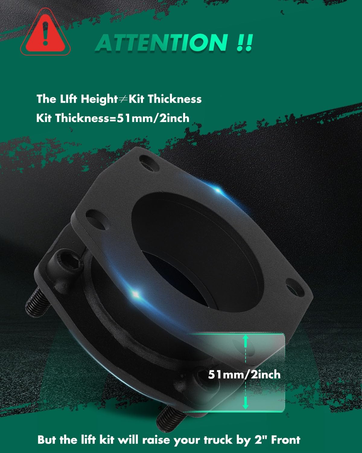 Kit elevación 2" Jeep Grand Cherokee 05-10 Commander 06-10
