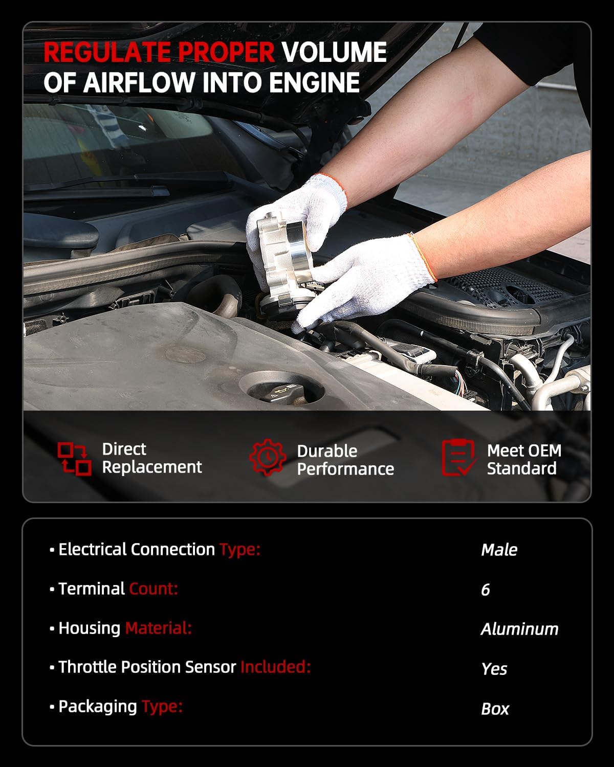 Cuerpo acelerador electrónico comp Dodge Chrysler 2.7-4.0L