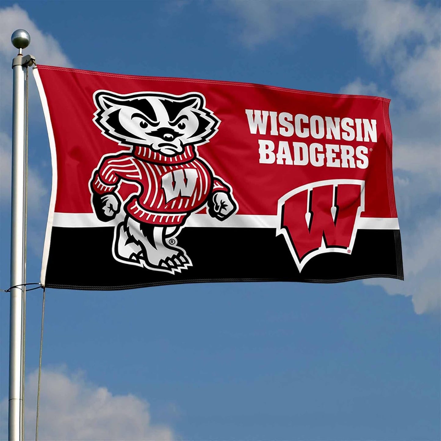 Bandera Wisconsin Badgers 3x5