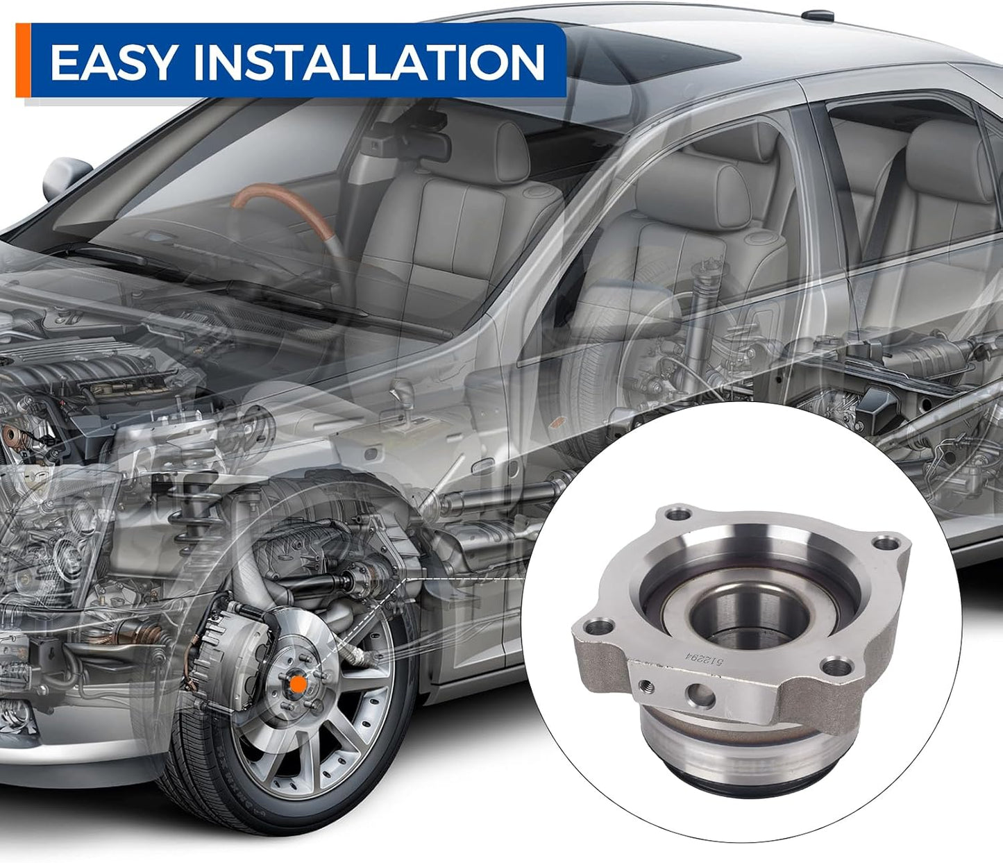Conjunto cubo rueda trasera Toyota Tacoma 05-20
